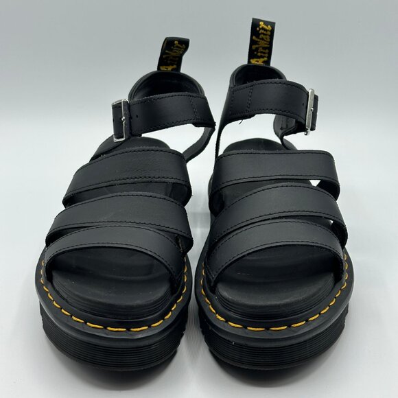 Dr. Martens Women's Blair Black Platform Strappy Sandals Size 7 - Picture 4 of 11